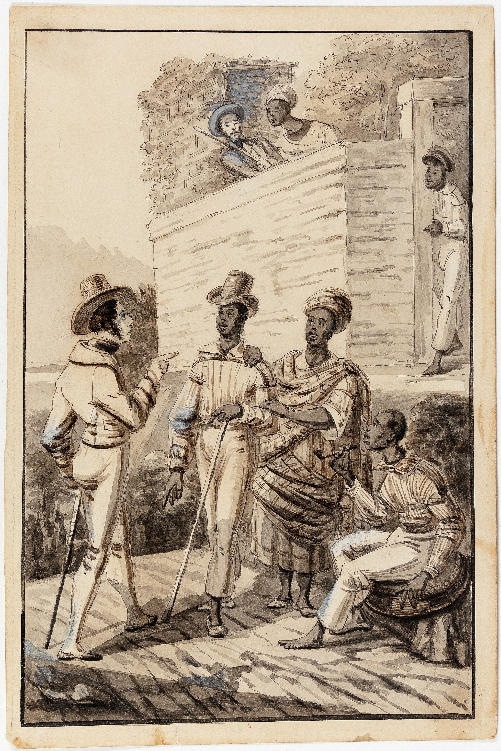 Brésilien s'imaginant avoir rencontré son esclave fugitif